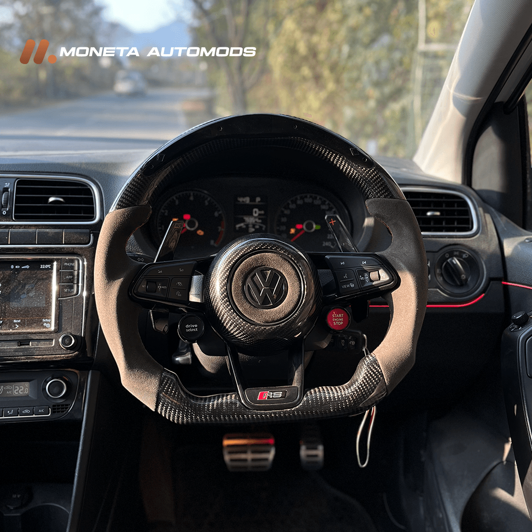 Audi RS Style Carbon Fiber Steering Wheel For Volkswagon 6