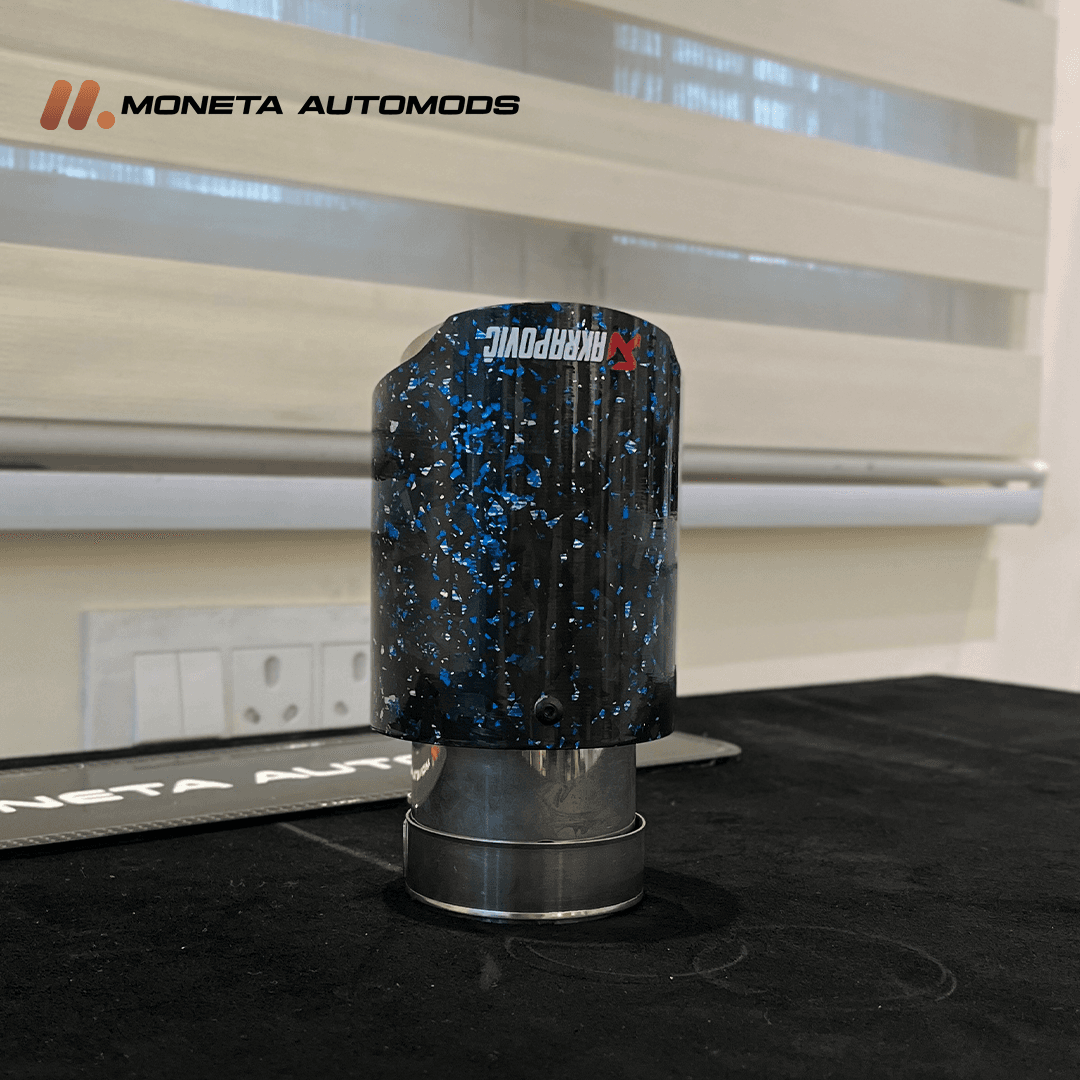Akropovic Exhaust tip Gloss Carbon Single 5