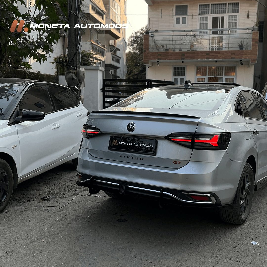Slavia And Virtus 4 Fin Rear Bumper diffuser / Aftermarket secondary