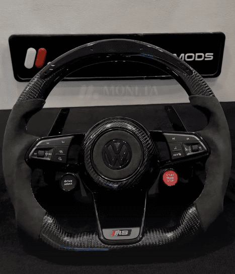 Audi RS Style Carbon Fiber Steering Wheel For Volkswagon
