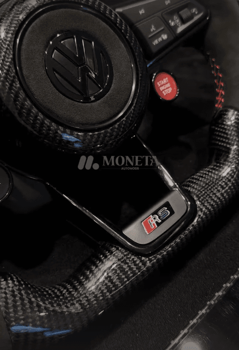 Audi RS Style Carbon Fiber Steering Wheel For Volkswagon secondary