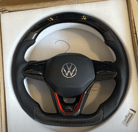 Virtus Carbon Fiber Steering+LED RPM Light+Haptci Touch Buttons 5