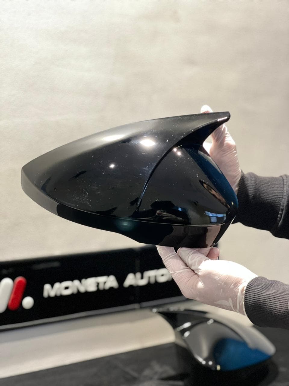 Virtus And Slavia Batman Style Mirror Cover Compatible with VW Taigun And Skoda Kushaq 1