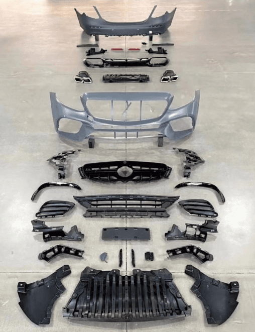 Mercedes-Benz E-Class W213 (2017–2024) to W214 (2025+) AMG E63 Style Facelift Conversion Body Kit – Front & Rear Bumper, Hood, Headlights & Taillights secondary