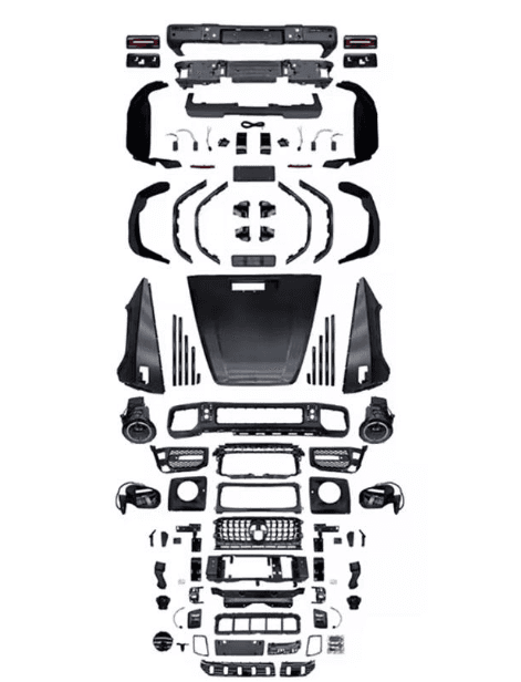 Mercedes-Benz G-Class W463 (2007–2018) to 2025 W465 AMG G63/G65 Brabus G800 Style Conversion Body Kit – Bumper, Headlight, Taillight & Hood Upgrade secondary