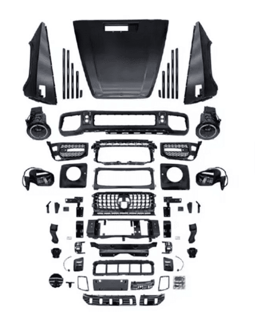 Mercedes-Benz G-Class W463 (2007–2018) to 2025 W465 AMG G63/G65 Brabus G800 Style Conversion Body Kit – Bumper, Headlight, Taillight & Hood Upgrade 3