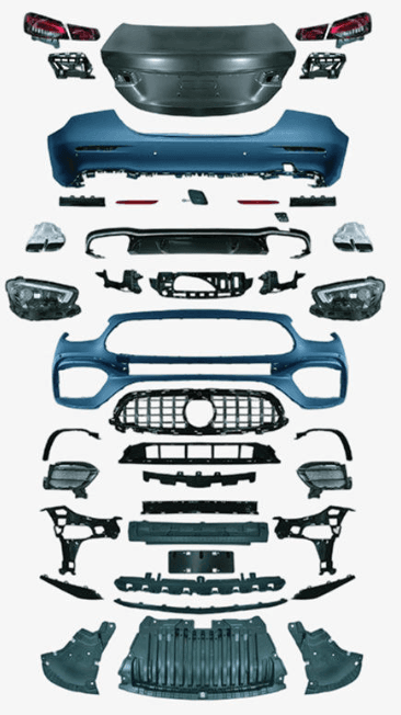 Mercedes-Benz E-Class W213 (2016–2020) to W213 LCI (2021+) Maybach Style Facelift Conversion Body Kit – Front & Rear Bumper, Hood, Headlights & Taillights secondary
