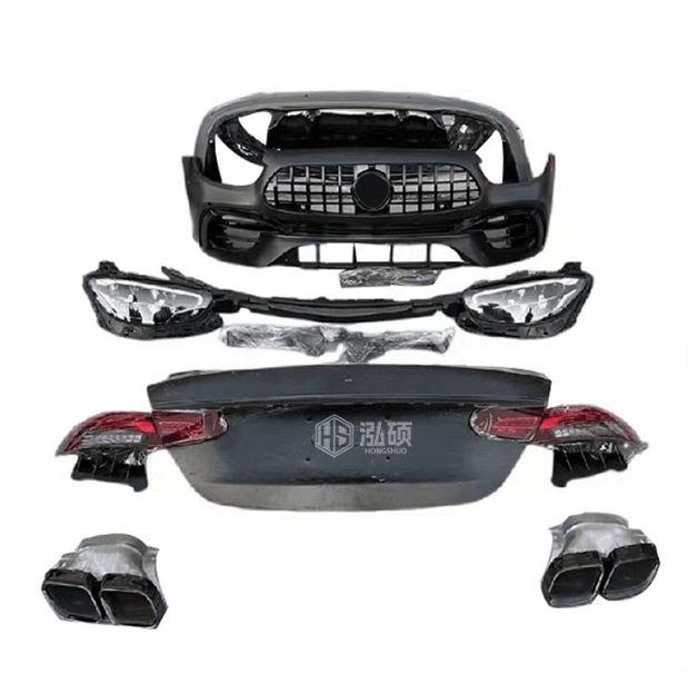 Mercedes-Benz E-Class W213 (2016–2019) to E63 AMG Facelift 1:1 Conversion Body Kit – Front & Rear Bumper, Hood & Fenders