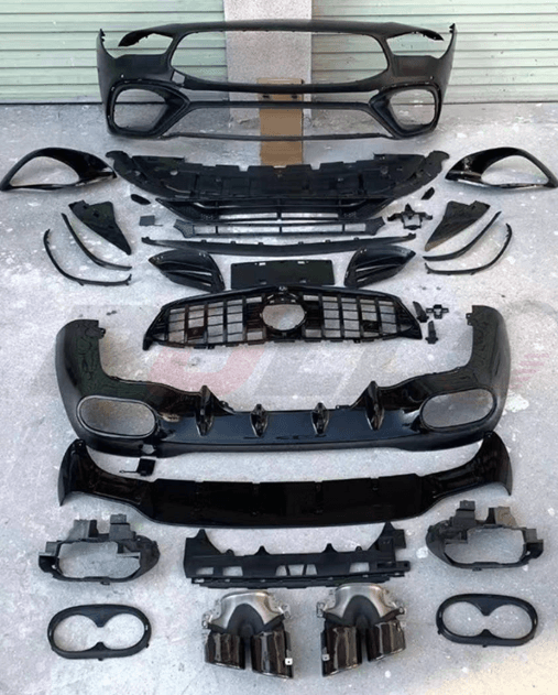 Mercedes-Benz CLA-Class C117/X117 (2013–2019) AMG CLA45 Style Conversion Body Kit – Front & Rear Bumper, Side Skirts, Diffuser & Exhaust Tips secondary