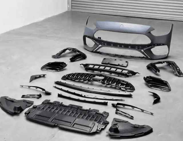 Mercedes-Benz C-Class W206 (2022–2025) AMG C63 Style Front Bumper Conversion Body Kit 3