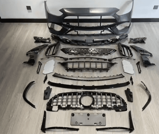 Mercedes-Benz C-Class W206 (2022–2025) AMG C63 Style Conversion Body Kit – Front & Rear Bumper, Side Skirts, Diffuser & Exhaust Tips secondary