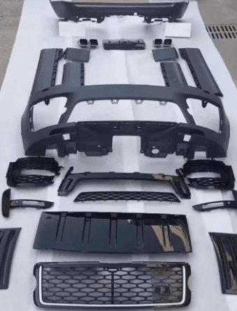 Land Rover Range Rover Vogue L460 (2023–2025) SVA Style Facelift Conversion Body Kit – Front Bumper, Black Grille, Mesh Side Vents, Splitter & Side Skirts secondary