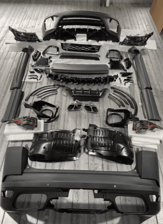 Land Rover Range Rover Sport L494 (2018–2020) to 2021+ SVR Style Facelift Conversion Body Kit – Front & Rear Bumper, Grille, Side Skirts, Diffuser & Exhaust Tips secondary