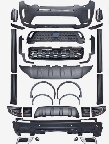Land Rover Discovery Sport (2015–2019) to 2020–2024 Facelift Conversion Body Kit – Front & Rear Bumper, Grille, Side Skirts, Diffuser & Exhaust Tips