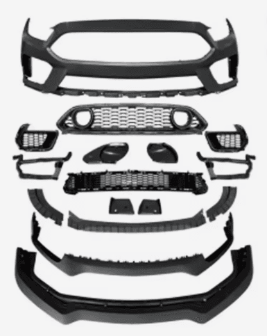 Ford Mustang (2015–2017) Front Bumper Body Kit – Front Lip Splitter & Side Skirts 1