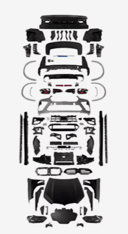 BMW X5 F15 (2014–2018) to X5 G05 LCI (2024+) F95 X5M Style Non-Cut Conversion Body Kit – Bumpers, Headlights, Taillights, Grille, Fender & Spoiler