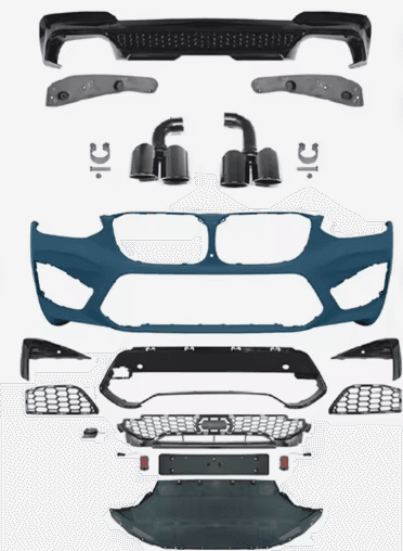BMW X3 G01 (2018–2021) M Sport to X3M Style Front Bumper Conversion Body Kit – For M Sport Models