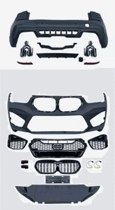 BMW X1 F48/F49 (2016–2022) to X3 G01/G08 X3M (2023+) Style Facelift Conversion Body Kit