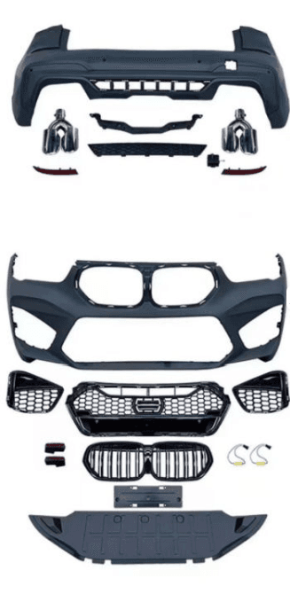 BMW X1 E84 (2009–2015) M Sport M2C Style Conversion Body Kit – Front & Rear Bumper, Diffuser & Exhaust Tips