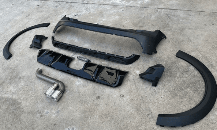 MINI Cooper F56/F57 (2021–2025) JCW Style Conversion Body Kit – Front & Rear Bumper, Side Skirts, Splitter, Lip & Grille (2-Door) 3