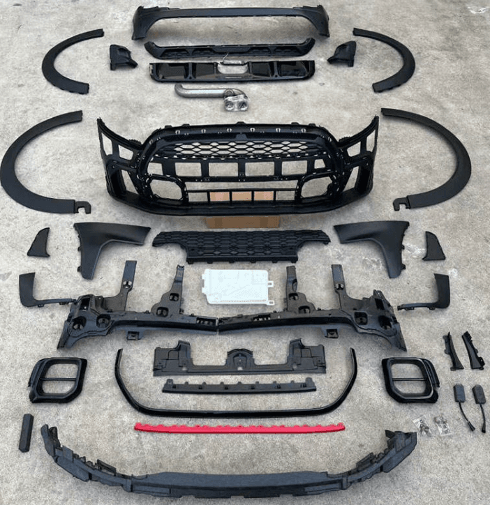 MINI Cooper F55 (2021–2025) JCW Style Conversion Body Kit – Front & Rear Bumper, Side Skirts, Splitter, Lip & Grille (4-Door)