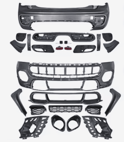 MINI Cooper F55 (2014–2020) JCW Style Conversion Body Kit – Front & Rear Bumper, Side Skirts, Splitter, Grille & Lip (4-Door)