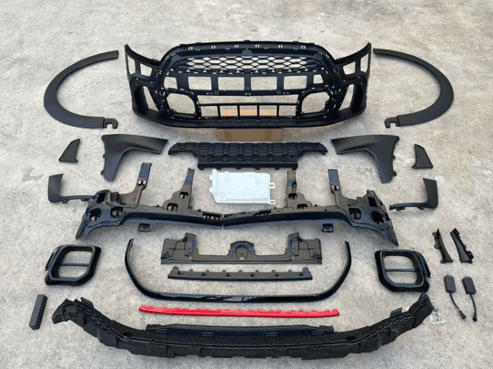 MINI Cooper F55 (2014–2020) to 2021+ JCW Style Conversion Body Kit – Front & Rear Bumper with Side Skirts