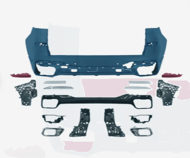 BMW 7 Series G12 LCI (2019–2022) M Sport Classic Style Rear Bumper Body Kit Upgrade