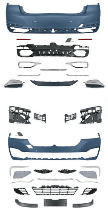 BMW 7 Series G12 (2019–2022) M Sport M7 Classic Front & Rear Bumper Conversion Body Kit