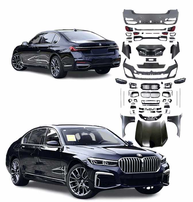 BMW 7 Series F01/F02 (2009–2014) to G12/G70 LCI (2016–2022+) M760 Sport Conversion Body Kit 2