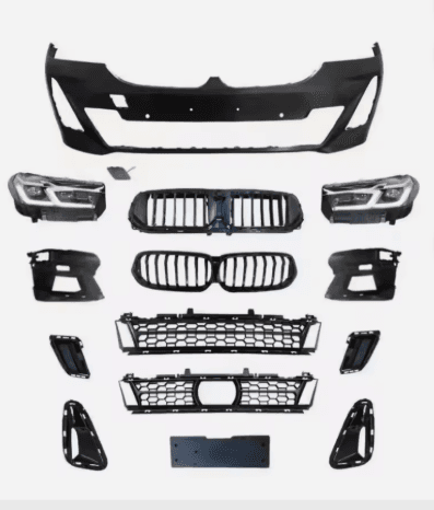 BMW 6 Series GT G32 (2018–2020) to 2021+ LCI Facelift Conversion Body Kit – Front Bumper & Headlights