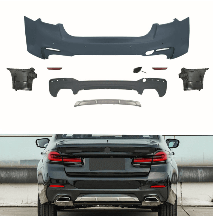 BMW 5 Series LCI G30/G38/F90 (2021–2023) M5 M Sport Rear Bumper Conversion Body Kit 2