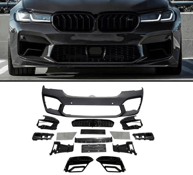 BMW 5 Series G30/G38/F90 (2018–2020) Pre-LCI to LCI (2021–2023) M Sport M5 Style Front Conversion Body Kit secondary