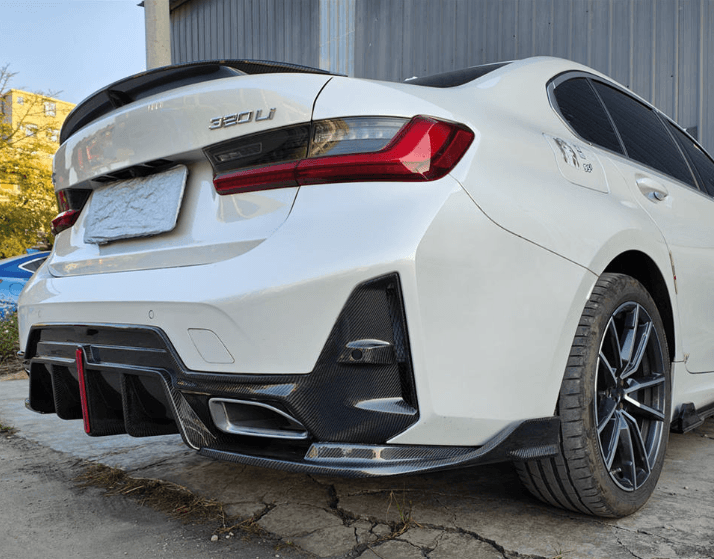 BMW 3 Series G20 LCI / G28 (2023+) V-TEN Style Body Kit – Front Lip, Rear Diffuser, Side Skirts & Exhaust Tips (340i Only) 5