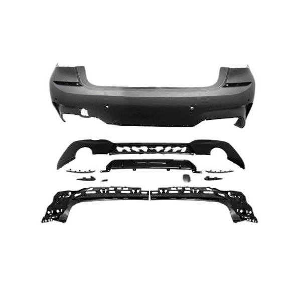 BMW 3 Series G20/G21 (2019–2022) to Facelift M Performance Body Kit – Front & Rear Bumper Assembly, Side Skirts, Splitter & Diffuser 5