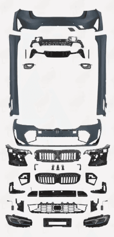 BMW 3 Series G20 (2018–2022) to G20 LCI (2023+) MT M Tech Facelift Conversion Body Kit – Front & Rear Bumper, Hood, Trunk, Headlights & Taillights