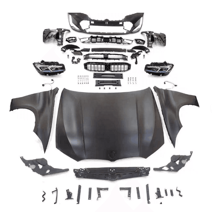 BMW 3 Series F30 (2012–2018) to G20 LCI M Sport Facelift Conversion Body Kit with Hood, Fender, Bumper & Headlights