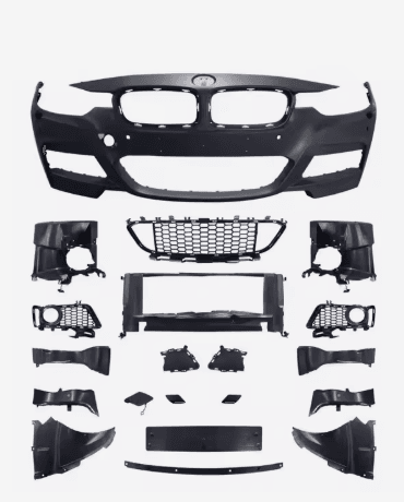 BMW 3 Series F30 (2012–2018) M Sport M Performance Front Bumper Body Kit (Without Fog Lamp Holes) 3