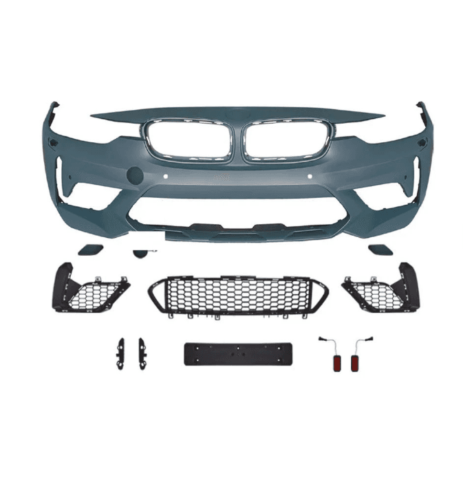 BMW 3 Series F30 (2012–2018) F80 M3 CS Style Front Bumper Body Kit – M Sport Upgrade