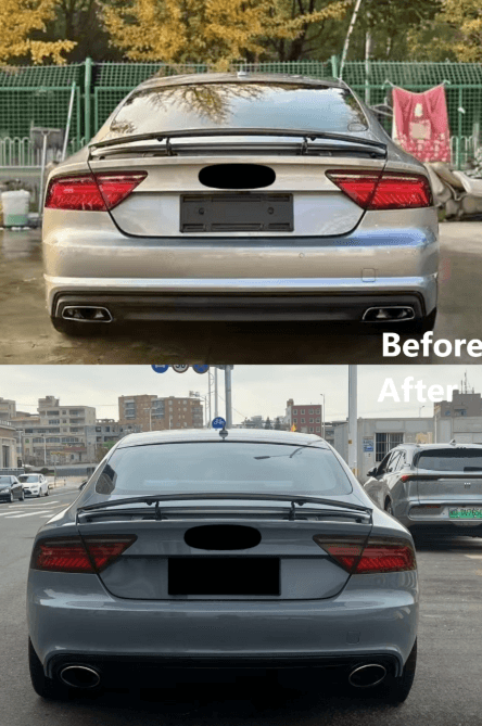 Audi A6 C7 (2010–2015) to 2016 C7 Facelift Matrix Style Conversion Body Kit, Headlight,Taillight 3