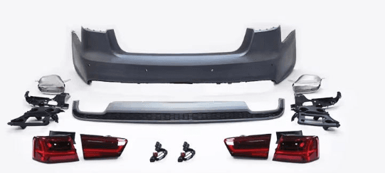 Audi A6 C7 (2010–2015) to 2016 C7 Facelift Matrix Style Conversion Body Kit, Headlight,Taillight 4