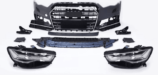 Audi A6 C7 (2010–2015) to 2016 C7 Facelift Matrix Style Conversion Body Kit, Headlight,Taillight 5
