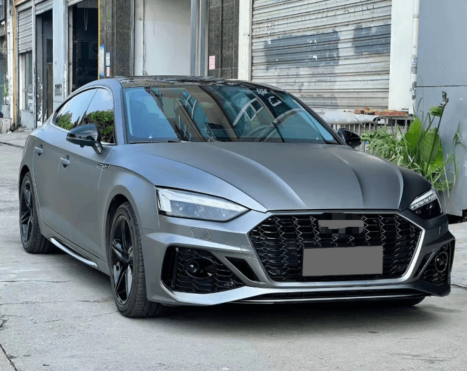 Audi A5 (2017–2020) to RS5 / S5 2021 Style Sport Front Bumper Body Kit Mesh & Fog Lamp Covers secondary