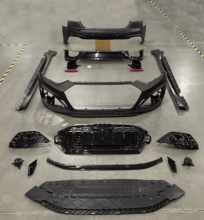 Audi A5 (2017–2020) RS5 / S5 2021 Style Sport Body Kit – Front Bumper, Grille, Side Skirts, Diffuser Exhaust Tip Pipe