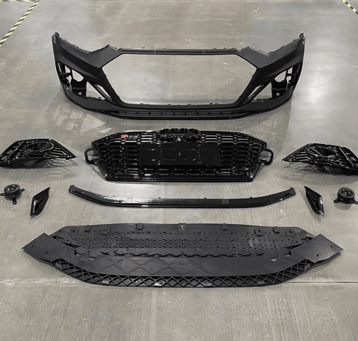 Audi A5 (2017–2020) RS5 / S5 2021 Style Sport Body Kit – Front Bumper, Grille, Side Skirts, Diffuser Exhaust Tip Pipe 4