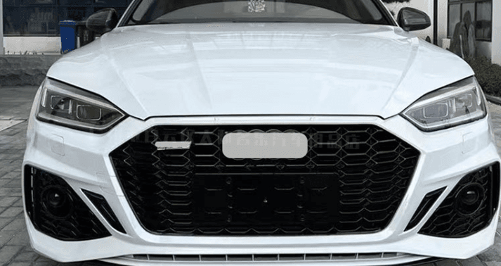 Audi A5 (2017–2020) to RS5 / S5 (2021 Style) Sport Front Bumper Body Kit with Grille & Fog Grilles secondary