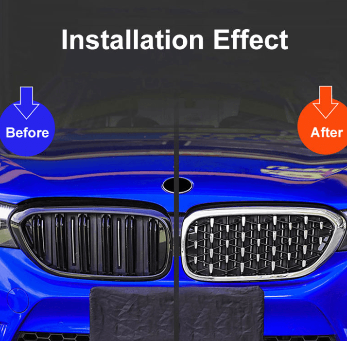 BMW 3 Series F30 (2012–2018) Diamond Black Front Bumper Grille secondary
