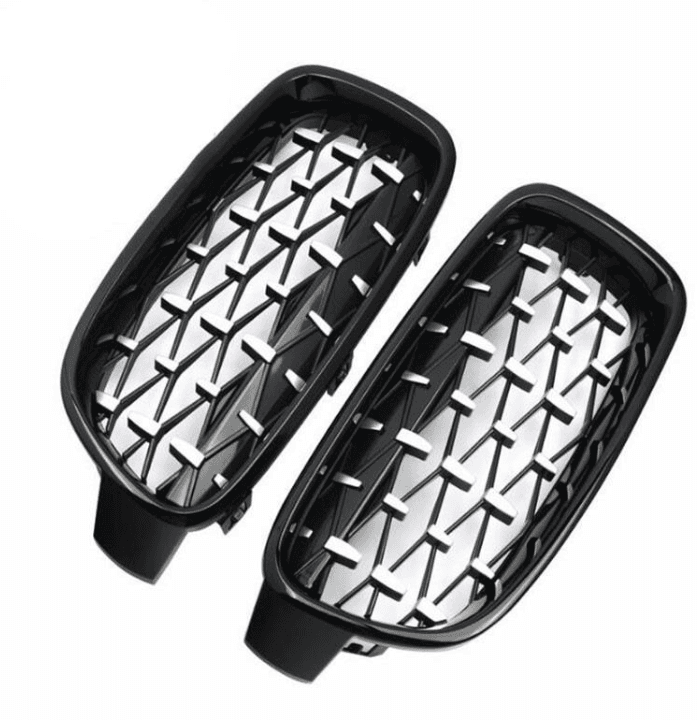 BMW 3 Series F30 (2012–2018) Diamond Black Front Bumper Grille 3