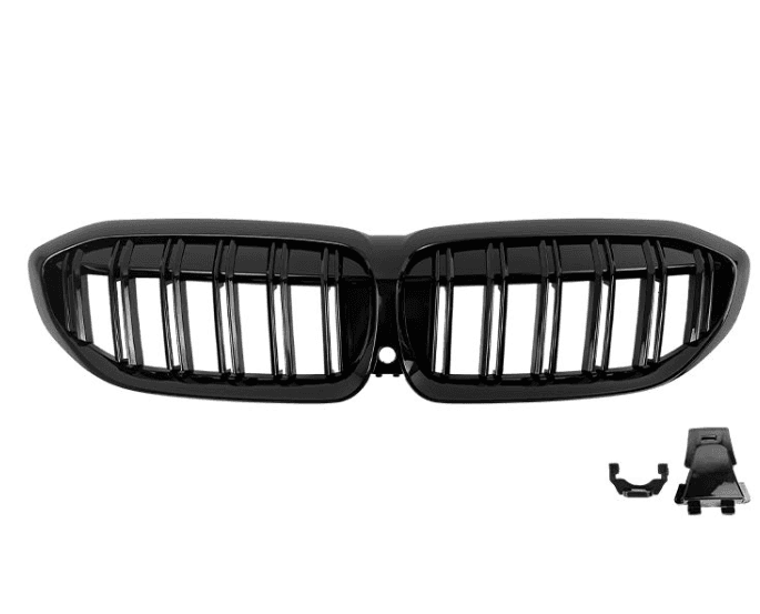 BMW 3 Series G20 (2019–2022) Gloss Black Front Bumper Grille 4