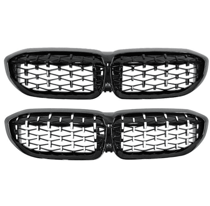 BMW 3 Series G20 (2019–2022) Diamond Black Front Bumper Grille 4